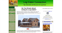 Desktop Screenshot of log-cabin-connection.com